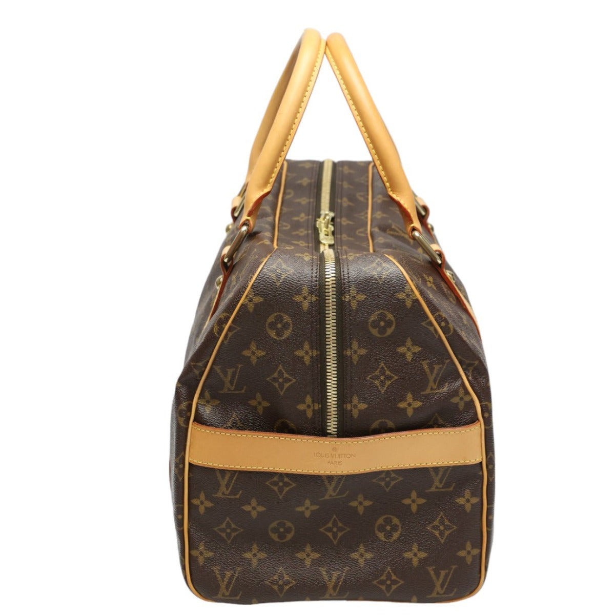 ルイヴィトン LOUIS VUITTON ボストンバッグ
 旅行かばん モノグラム キャリーオール モノグラムキャンバス M40074 ブラウン LV
 【SS】
 【中古】