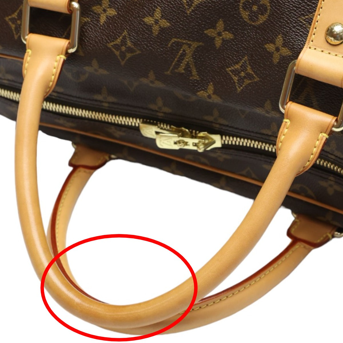 ルイヴィトン LOUIS VUITTON ボストンバッグ
 旅行かばん モノグラム キャリーオール モノグラムキャンバス M40074 ブラウン LV
 【SS】
 【中古】