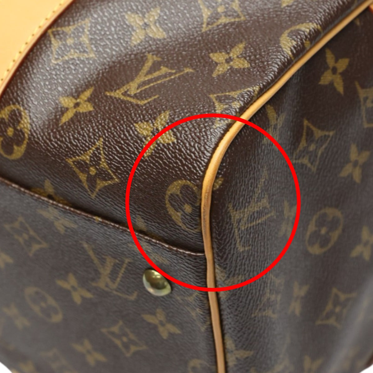 Louis Vuitton Boston Bag
 Travel bag Monogram Carryall Monogram Canvas M40074 Brown LV
 [SS]
 【second hand】 