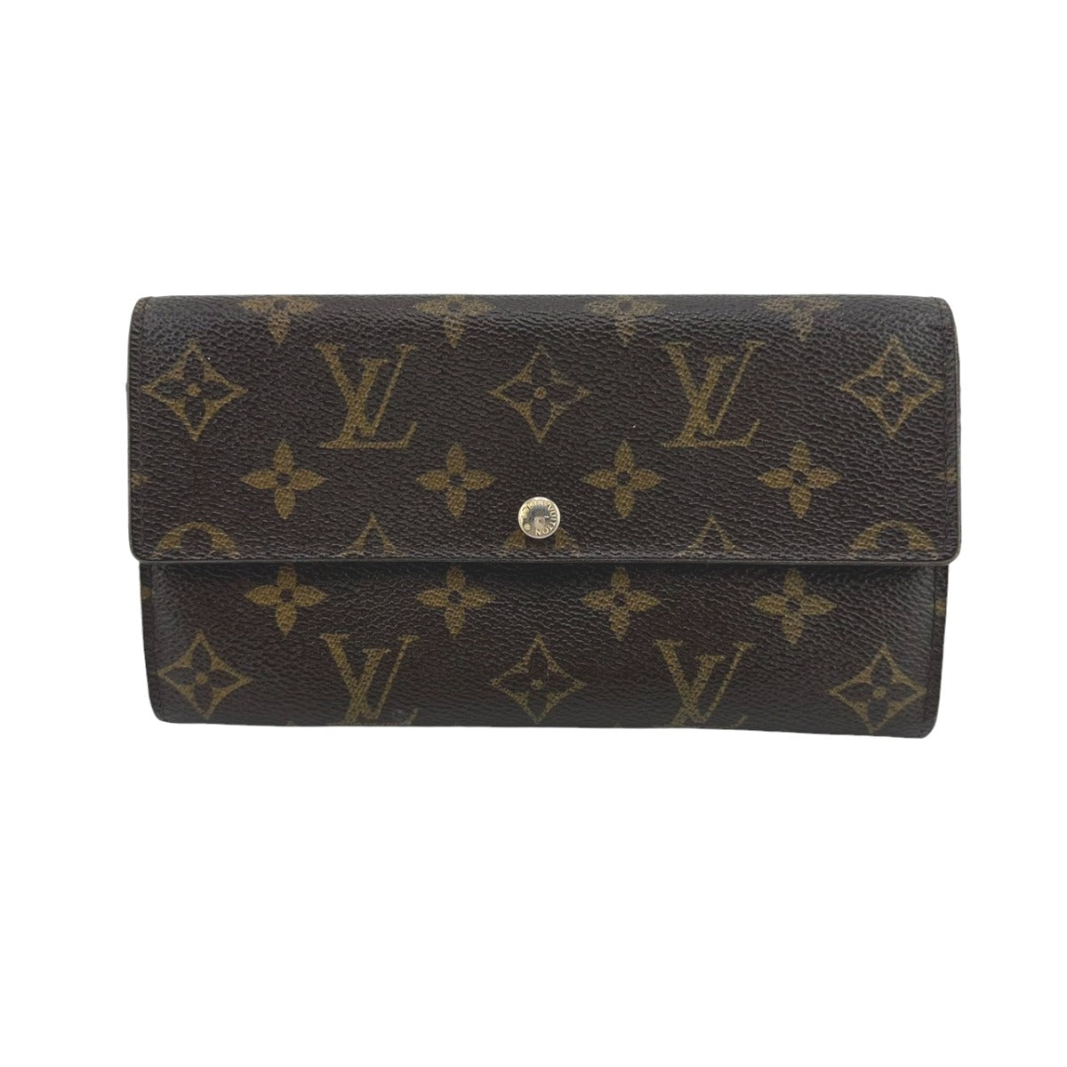 ルイヴィトン LOUIS VUITTON 長財布
 ファスナー付長財布 モノグラム ポルトフォイユ・サラ モノグラムキャンバス M61734 ブラウン LV
 【SS】
 【中古】