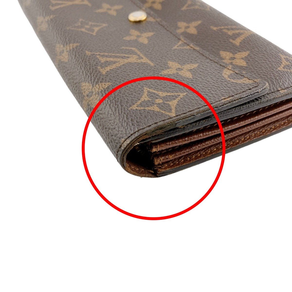 ルイヴィトン LOUIS VUITTON 長財布
 ファスナー付長財布 モノグラム ポルトフォイユ・サラ モノグラムキャンバス M61734 ブラウン LV
 【SS】
 【中古】