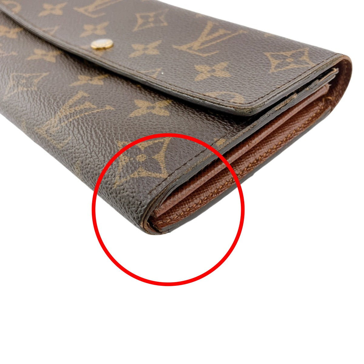 ルイヴィトン LOUIS VUITTON 長財布
 ファスナー付長財布 モノグラム ポルトフォイユ・サラ モノグラムキャンバス M61734 ブラウン LV
 【SS】
 【中古】