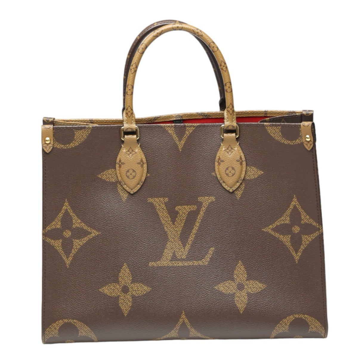 ルイヴィトン LOUIS VUITTON トートバッグ
 トートバッグ モノグラム オンザゴーMM モノグラムキャンバス M45321 ブラウン LV
 【SS】
 【中古】