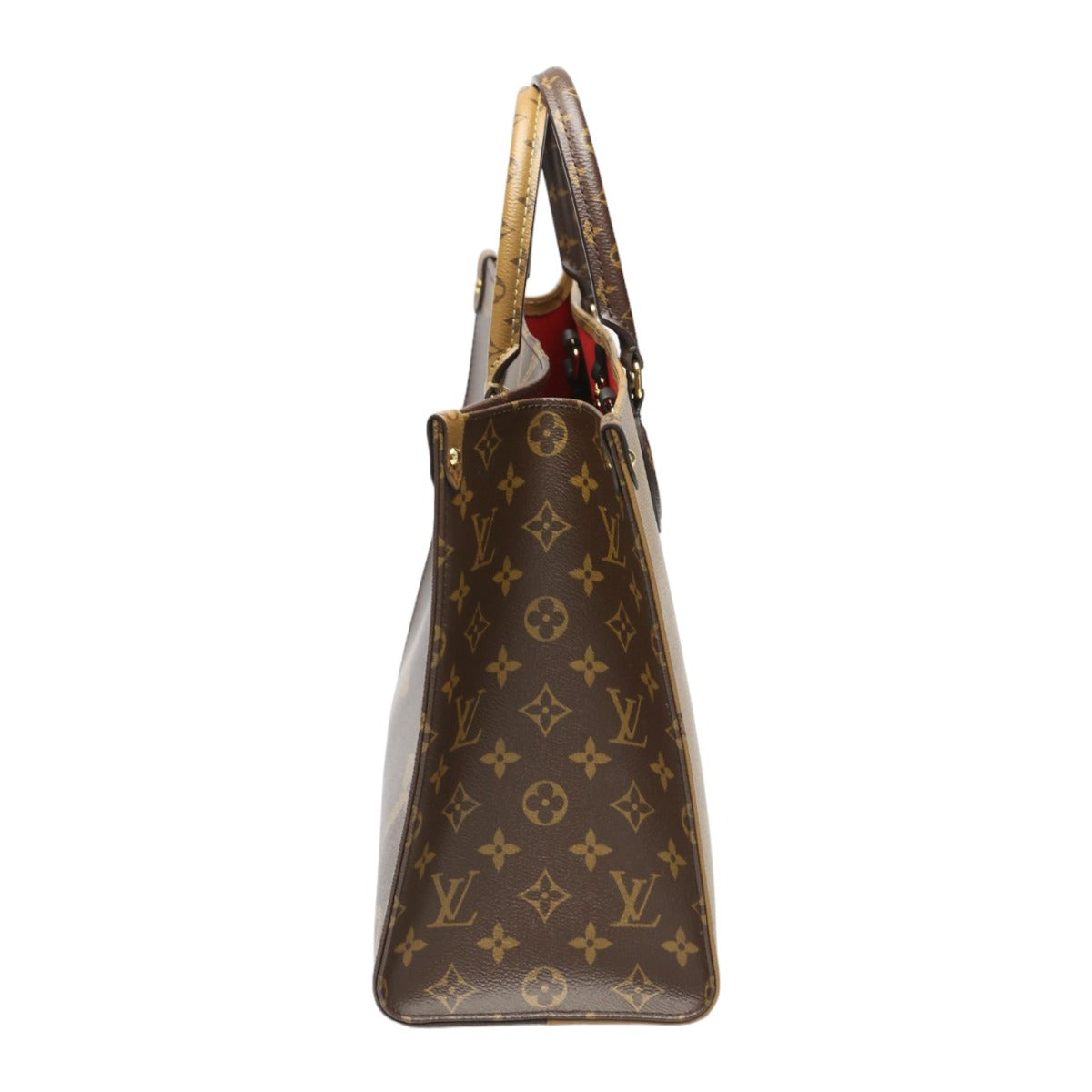 ルイヴィトン LOUIS VUITTON トートバッグ
 トートバッグ モノグラム オンザゴーMM モノグラムキャンバス M45321 ブラウン LV
 【SS】
 【中古】