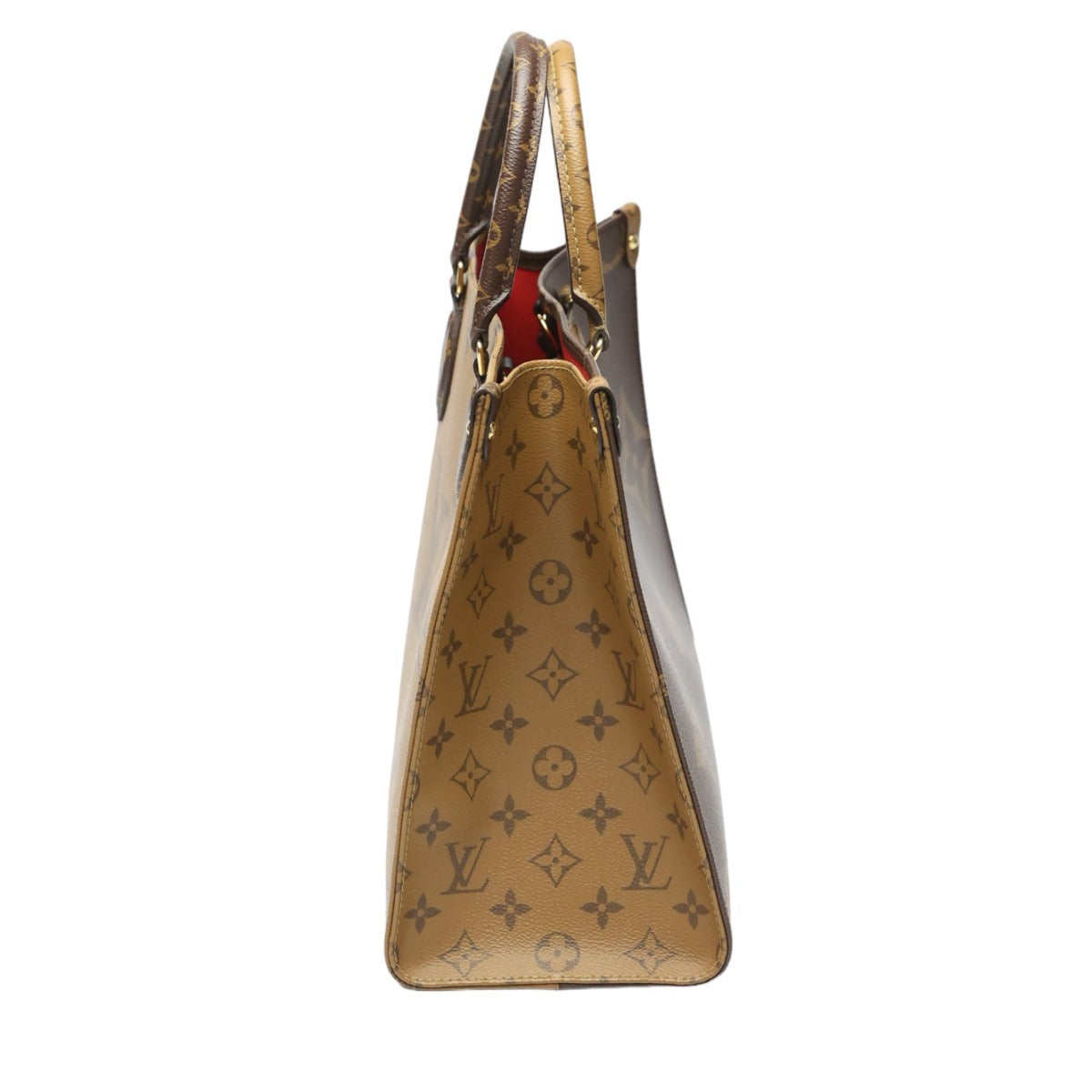 ルイヴィトン LOUIS VUITTON トートバッグ
 トートバッグ モノグラム オンザゴーMM モノグラムキャンバス M45321 ブラウン LV
 【SS】
 【中古】