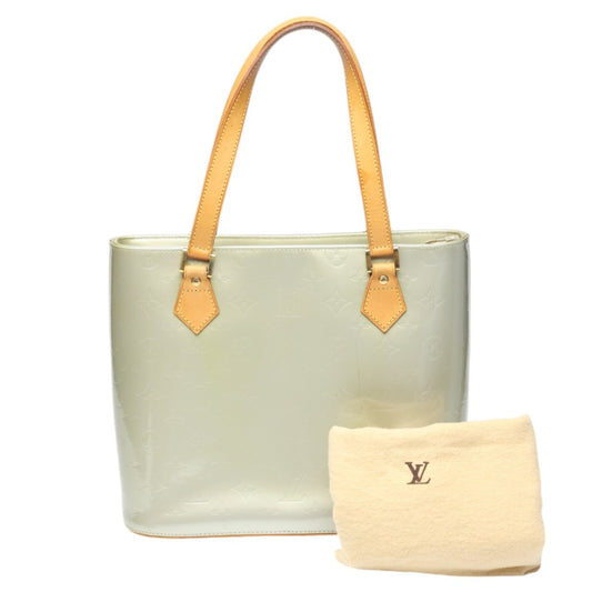 ルイヴィトン LOUIS VUITTON トートバッグ
 トートバッグ ヴェルニ ヒューストン モノグラムヴェルニ M91053 シルバーグレー LV
 【SS】
 【中古】