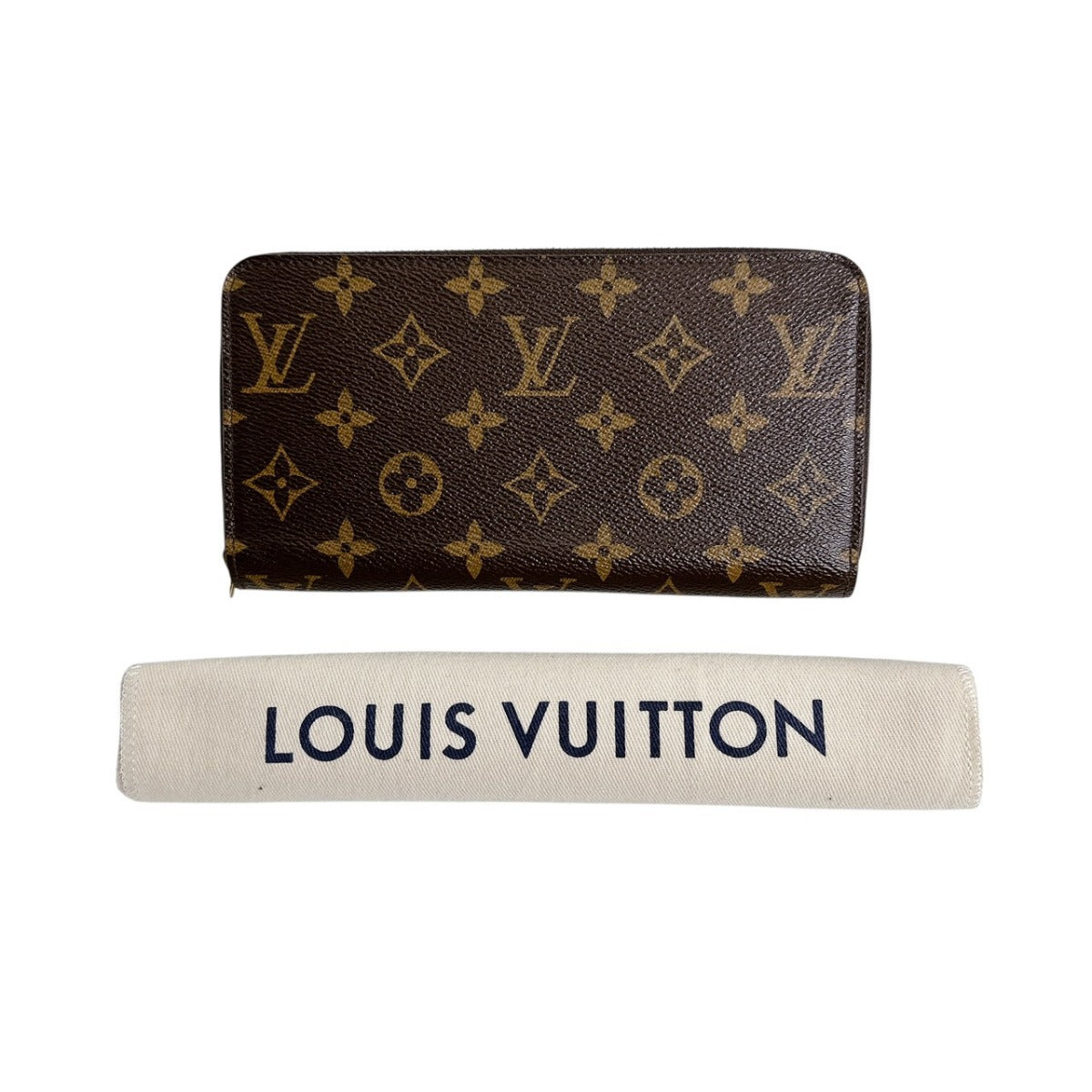 ルイヴィトン LOUIS VUITTON 長財布
 ラウンドファスナー モノグラム ジッピーウォレット モノグラムキャンバス M42616 ブラウン LV
 【SS】
 【中古】