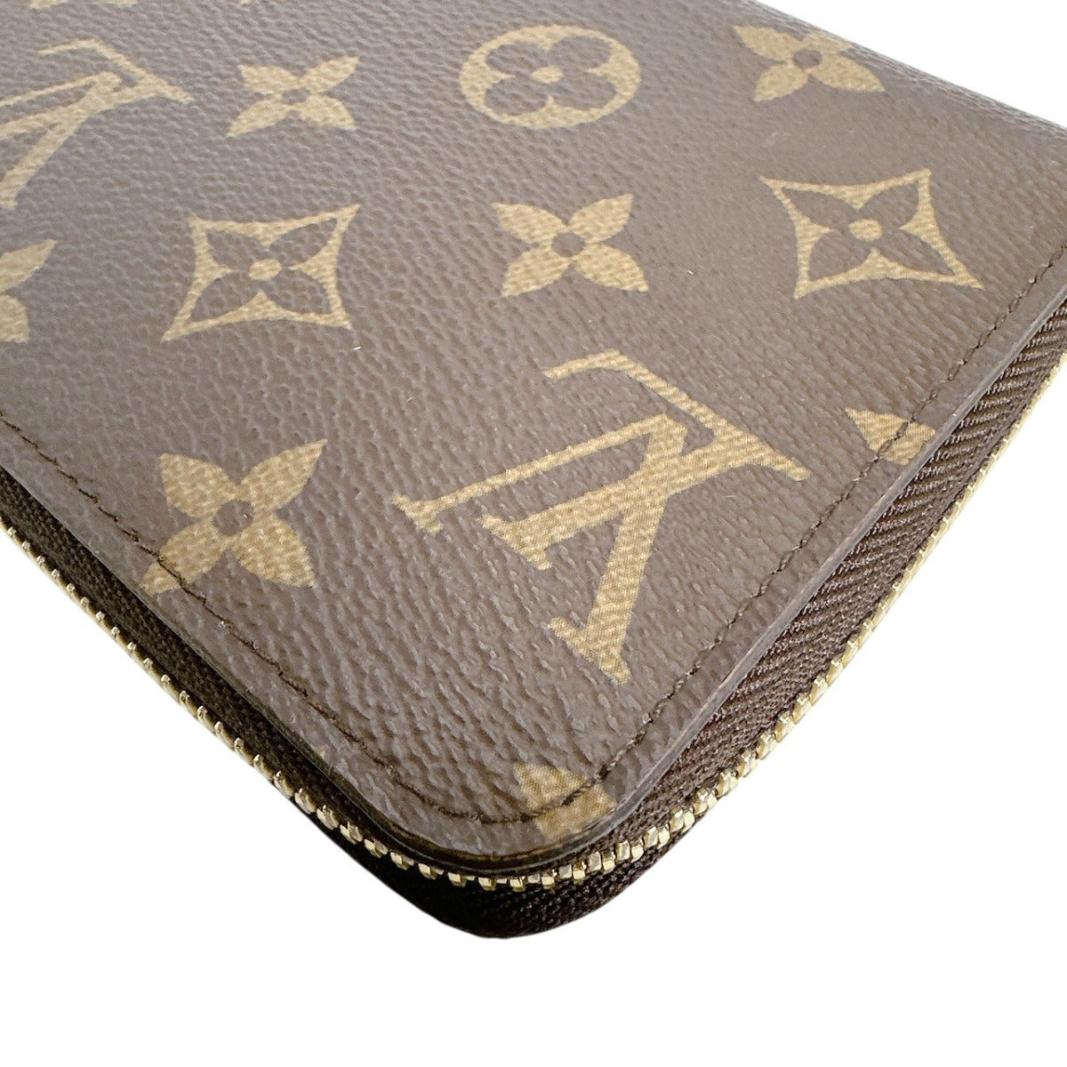 ルイヴィトン LOUIS VUITTON 長財布
 ラウンドファスナー モノグラム ジッピーウォレット モノグラムキャンバス M42616 ブラウン LV
 【SS】
 【中古】