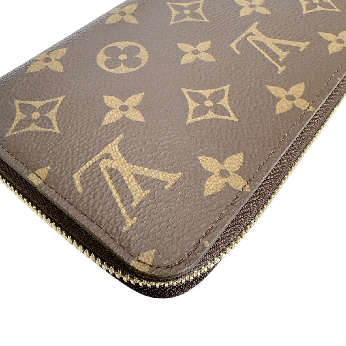 ルイヴィトン LOUIS VUITTON 長財布
 ラウンドファスナー モノグラム ジッピーウォレット モノグラムキャンバス M42616 ブラウン LV
 【SS】
 【中古】