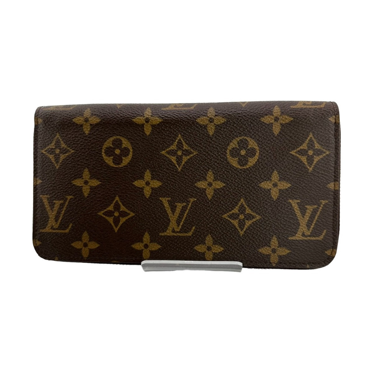 Louis Vuitton LOUIS VUITTON Long Wallet
 Round zipper Monogram Zippy Wallet Monogram Canvas M42616 Brown LV
 [SS]
 【second hand】 