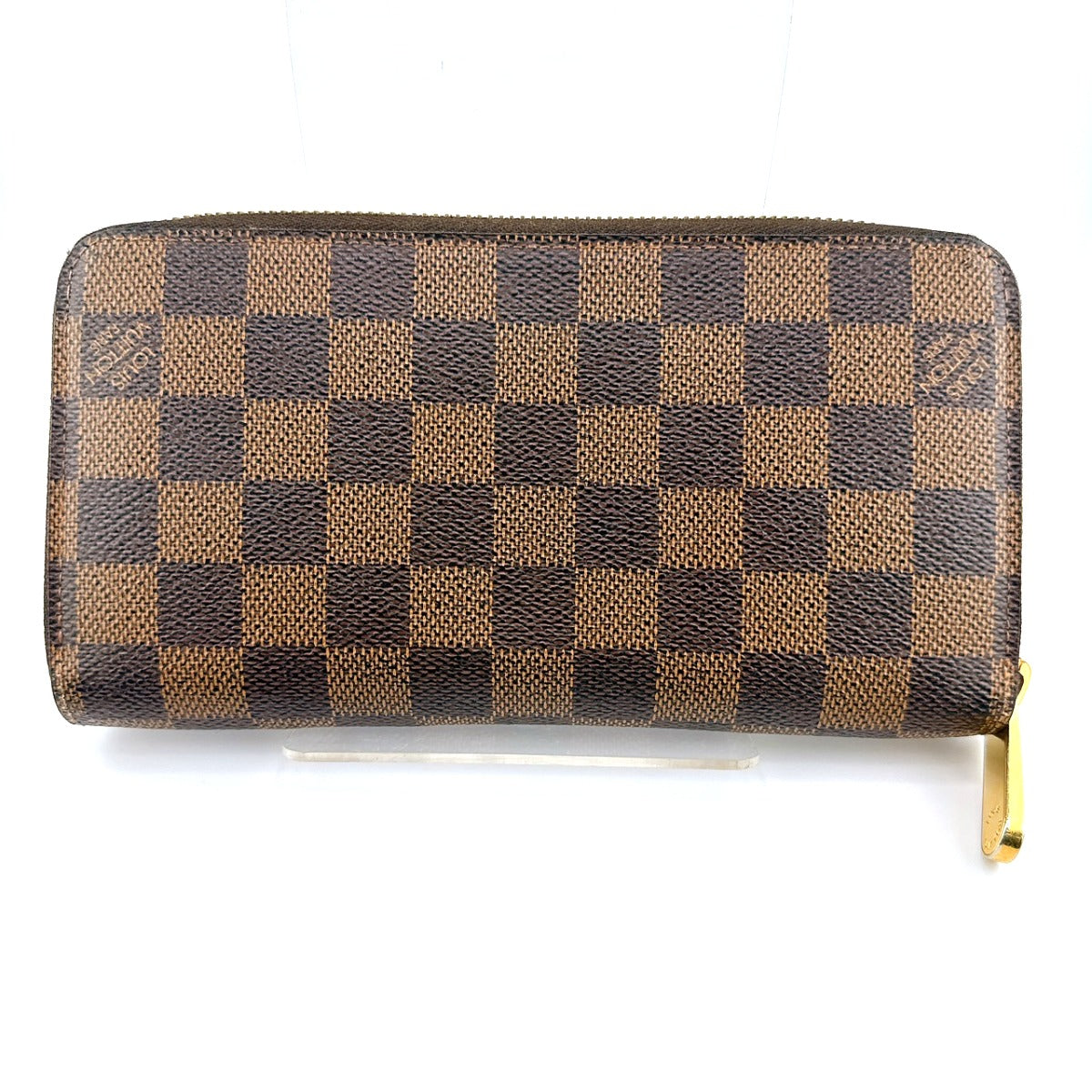 ルイヴィトン LOUIS VUITTON 長財布
 ラウンドファスナー ダミエ ジッピーウォレット 旧型 N60015 ブラウン LV
 【SS】
 【中古】