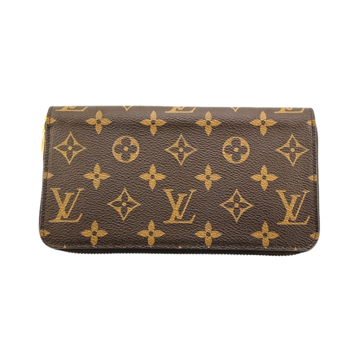 ルイヴィトン LOUIS VUITTON 長財布
 ラウンドファスナー モノグラム フューシャ モノグラムキャンバス M41895 ブラウン LV
 【SS】
 【中古】