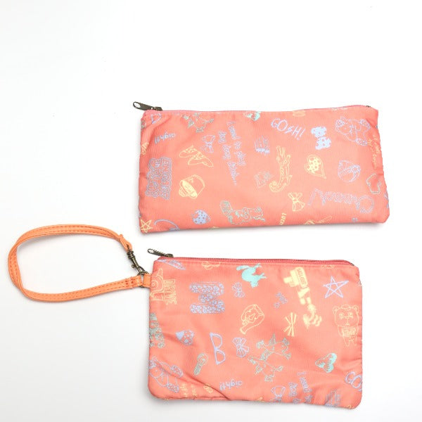 HbG Shoulder Bag
 Mother bag with pouch and diaper changing sheet, pink [SS]
 【second hand】 