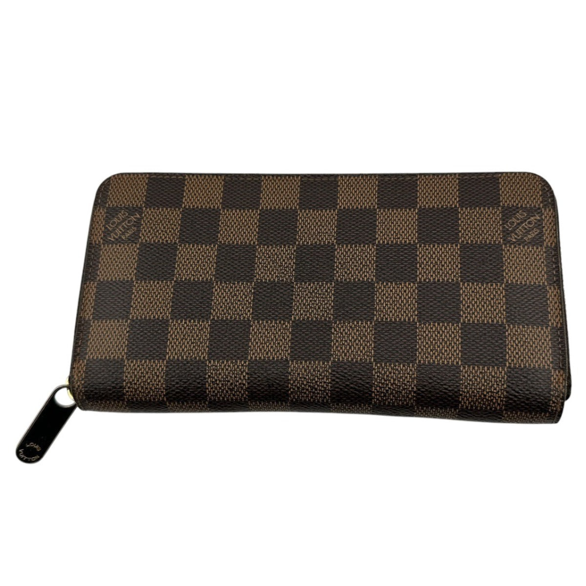 ルイヴィトン LOUIS VUITTON 長財布
 ラウンドファスナー ダミエ  ジッピーウォレット ダミエキャンバス N60015 エベヌ LV
 【SS】
 【中古】