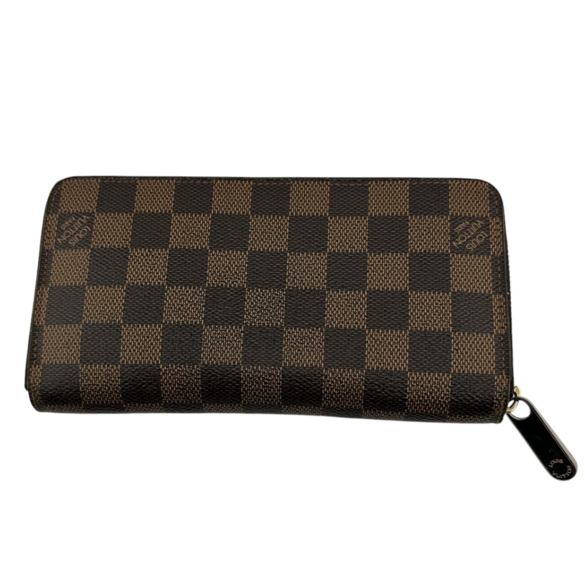 ルイヴィトン LOUIS VUITTON 長財布
 ラウンドファスナー ダミエ  ジッピーウォレット ダミエキャンバス N60015 エベヌ LV
 【SS】
 【中古】