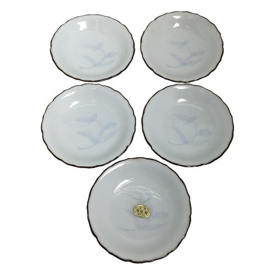 Tableware
 High-end art, set of 5, Arita ware, white [SS]
 【second hand】 