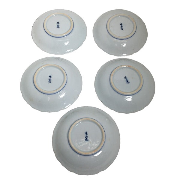 Tableware
 High-end art, set of 5, Arita ware, white [SS]
 【second hand】 