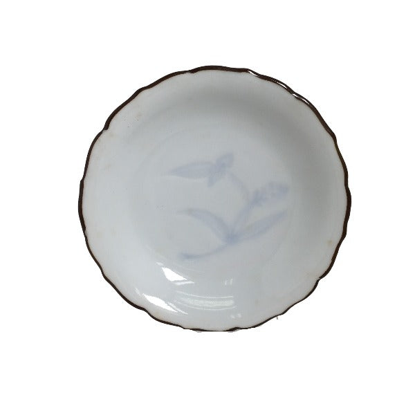 Tableware
 High-end art, set of 5, Arita ware, white [SS]
 【second hand】 