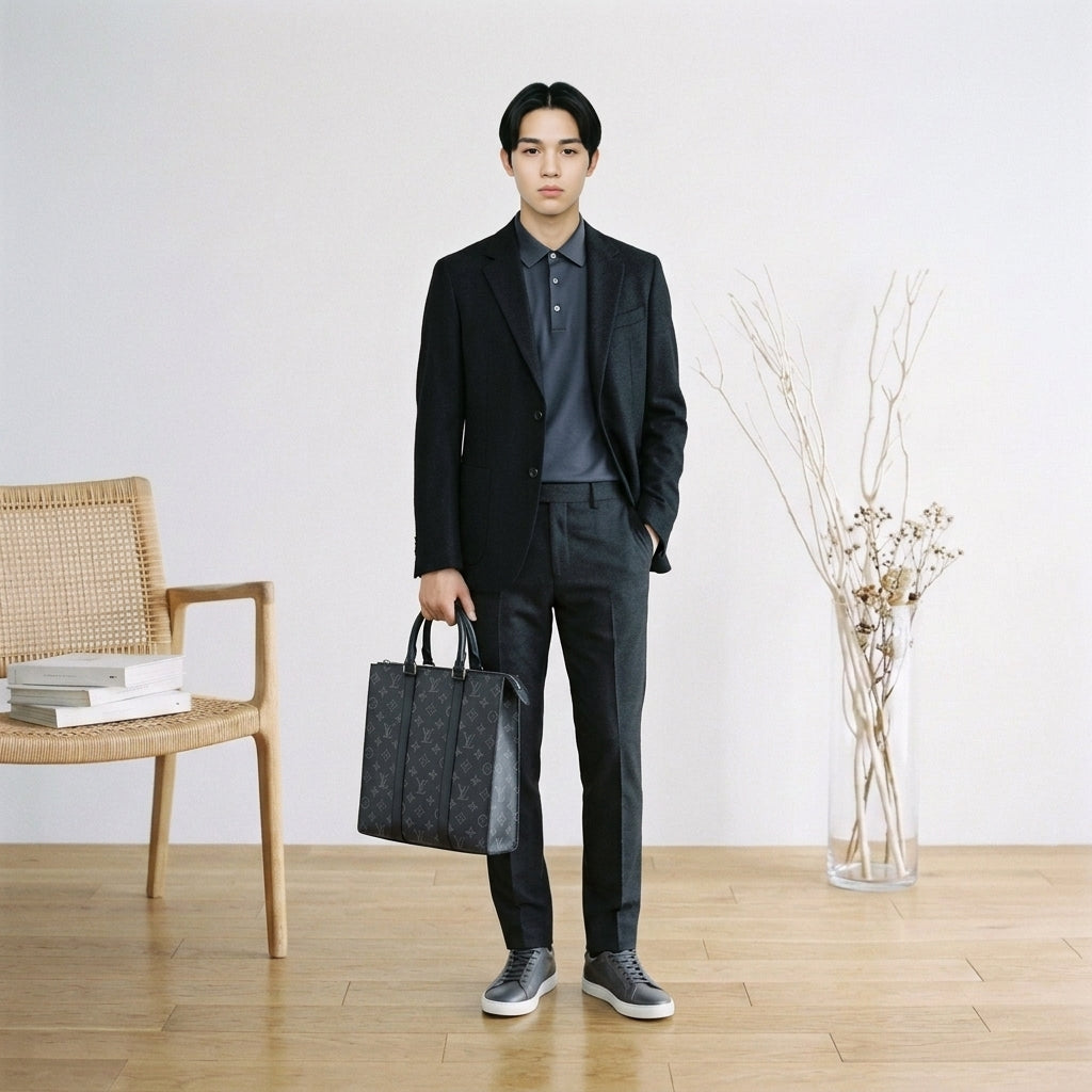 ルイヴィトン LOUIS VUITTON トートバッグ
 ショルダーバッグ モノグラム・エクリプス サックプラ・クロス モノグラムキャンバス M46098 ブラック LV
 【SS】
 【中古】