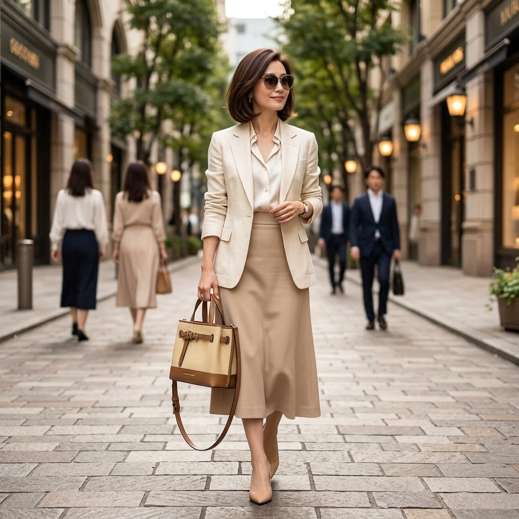 マイケルコース Michael Kors ハンドバッグ
 2WAYバッグ サッチェル ショルダーバッグ ポリウレタン 35T2GU5S1W1214 ブラウン 【SS】
 【中古】
