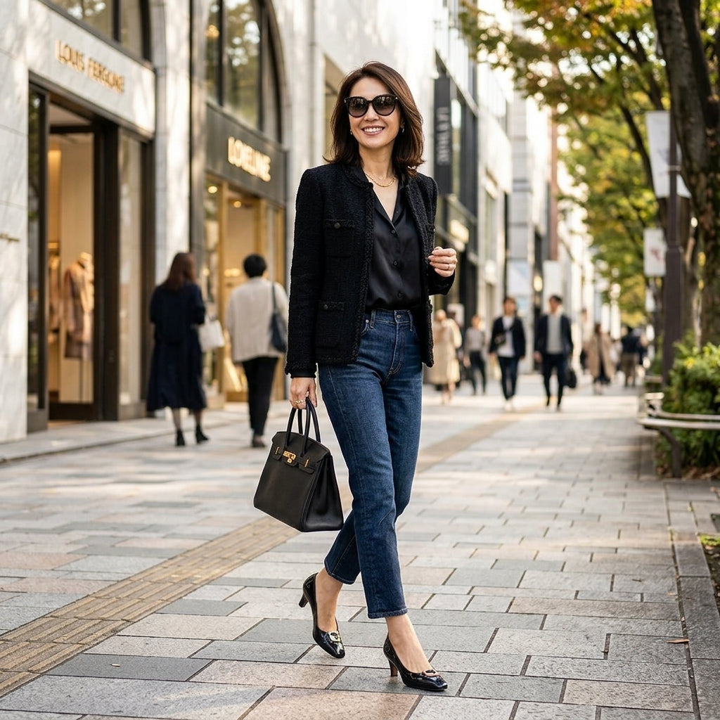 Salvatore Ferragamo Pumps
 Enamel 5 1/2 C Black [SS]
 【second hand】 
