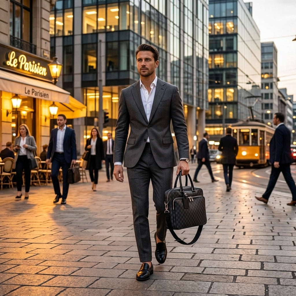 ルイヴィトン LOUIS VUITTON ショルダーバッグ
 ビジネスバッグ ダミエ・グラフィット イカール ダミエグラフィットキャンバス N23253 グレー LV
 【SS】
 【中古】