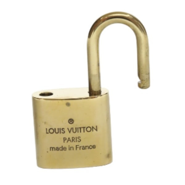 ルイヴィトン LOUIS VUITTON その他小物
 キーホルダー カデナ パドロック R10000 ゴールド LV
 【SS】
 【中古】