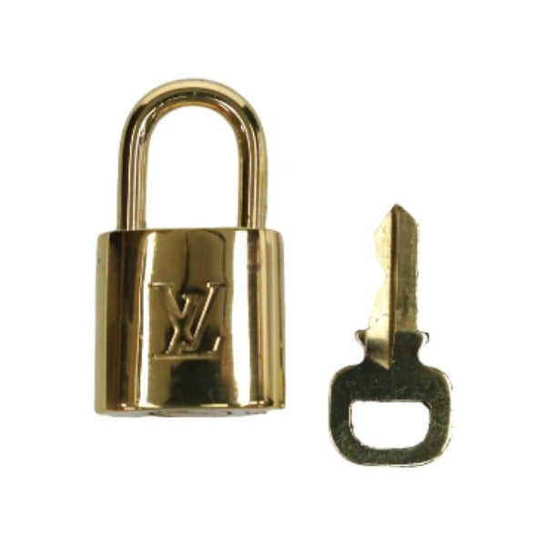 ルイヴィトン LOUIS VUITTON その他小物
 キーホルダー カデナ パドロック R10000 ゴールド LV
 【SS】
 【中古】