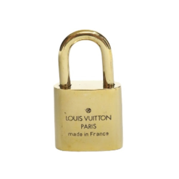 ルイヴィトン LOUIS VUITTON その他小物
 キーホルダー カデナ パドロック R10000 ゴールド LV
 【SS】
 【中古】