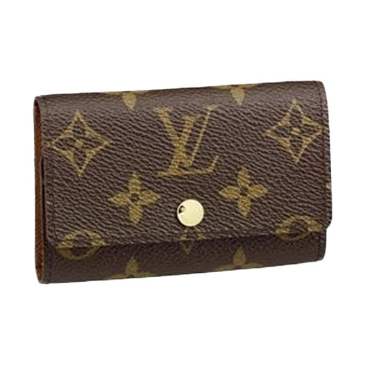 ルイヴィトン LOUIS VUITTON キーケース
 6本用キーケース モノグラム ミュルティクレ6 モノグラムキャンバス M62630 ブラウン LV
 【中古】