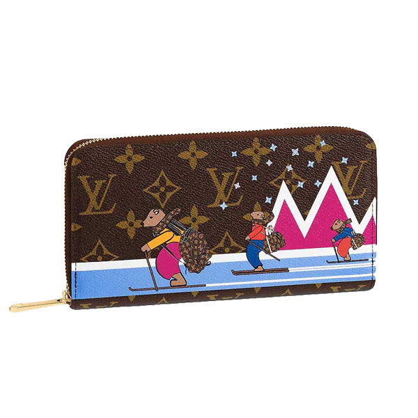 ルイヴィトン LOUIS VUITTON 長財布
 ジッピー・ウォレット モノグラム ラウンドファスナー長財布 モノグラムキャンバス M63379 ブラウン LV