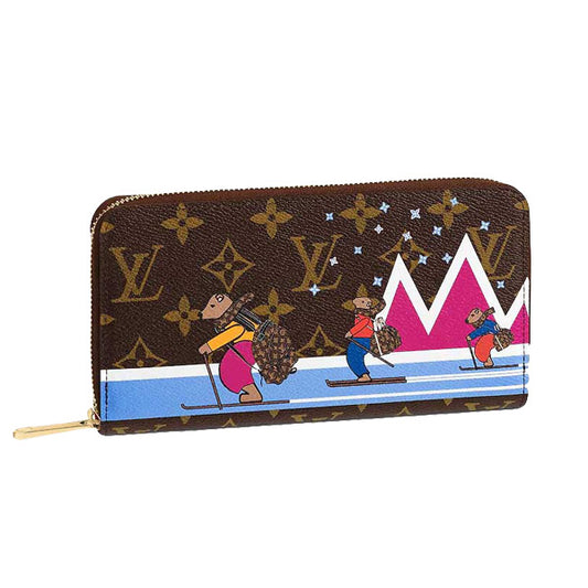 ルイヴィトン LOUIS VUITTON 長財布
 ジッピー・ウォレット モノグラム ラウンドファスナー長財布 モノグラムキャンバス M63379 ブラウン LV