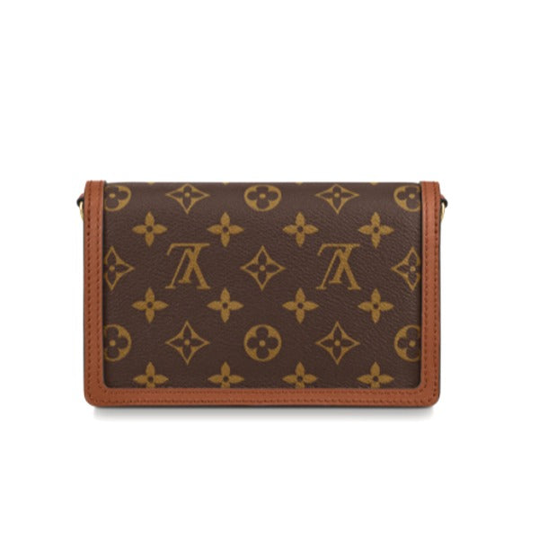 LOUIS VUITTON Shoulder Bag
 Portefeuille Monogram Dauphine M68746 Brown LV 