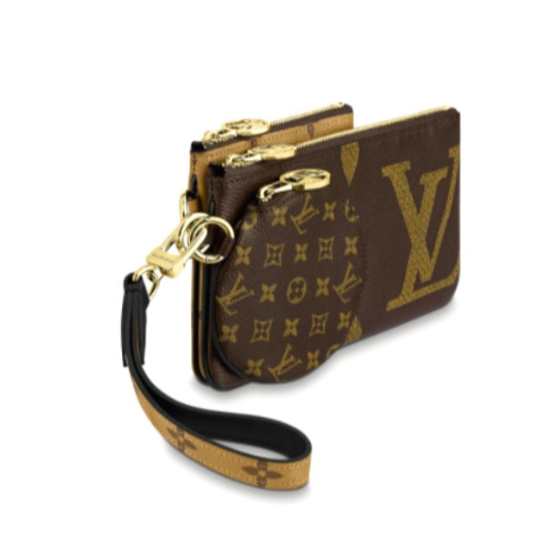 ルイヴィトン LOUIS VUITTON ポーチ
 モノグラム・キャンバス ポシェット・トリオ M68756 ブラウン LV