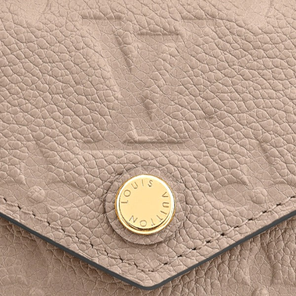 Louis Vuitton LOUIS VUITTON Tri-fold wallet
 Zoe Monogram Empreinte Wallet with Card Case and Coin Purse M69800 Tourterelle LV
 [Live] 